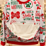 Santa Paws Christmas Pouch Sweater