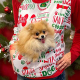 Santa Paws Christmas Pouch Sweater